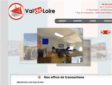 Tablet Screenshot of agencevaldeloire.com
